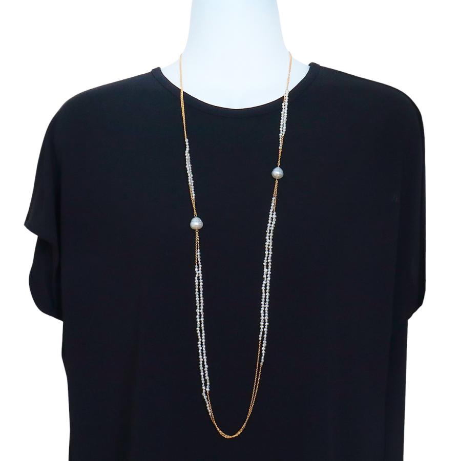 TASAKI（タサキ） パール ネックレス ロング バロックパール