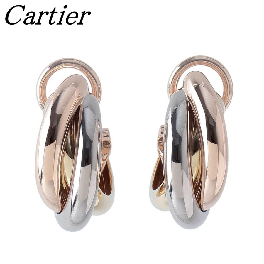 Cartier（カルティエ） トリニティ ピアス フープ 現行モデル Au750PG