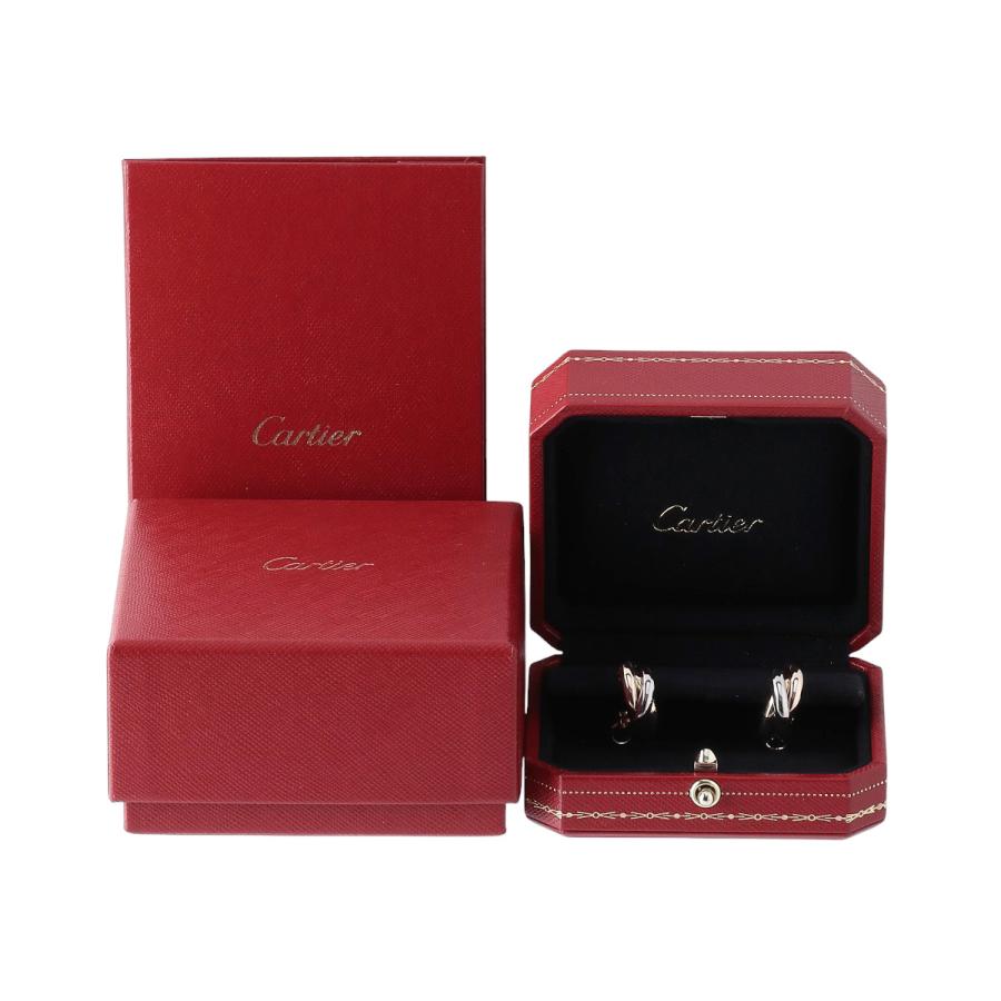 Cartier（カルティエ） トリニティ ピアス フープ 現行モデル Au750PG