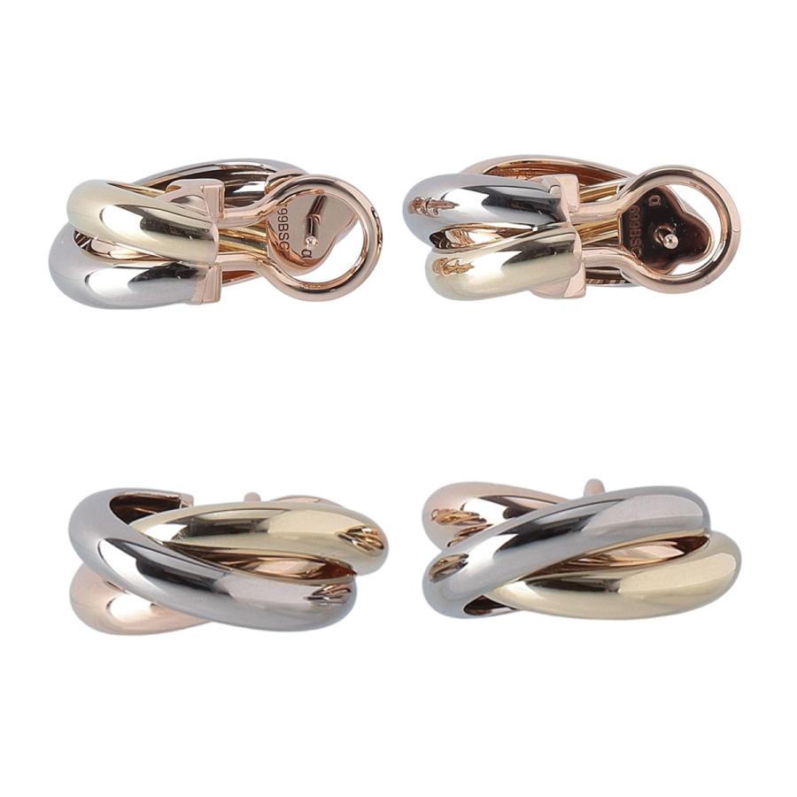 Cartier（カルティエ） トリニティ ピアス フープ 現行モデル Au750PG