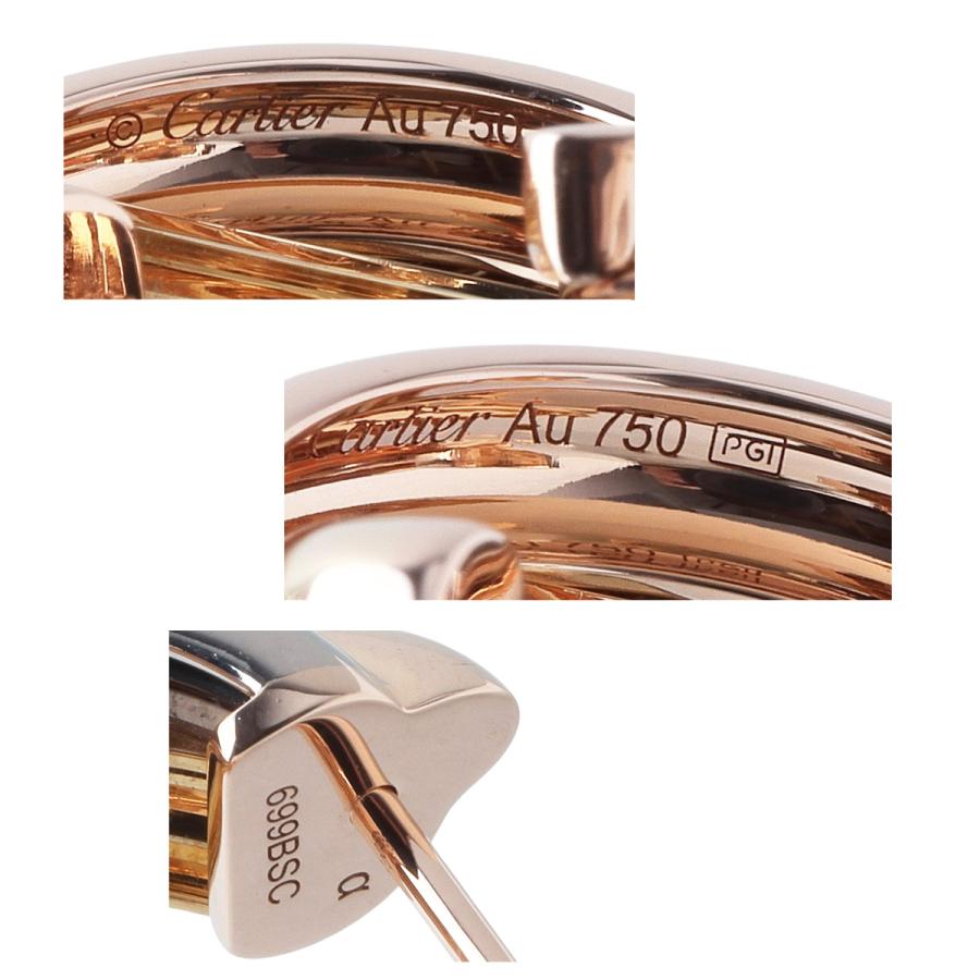 Cartier（カルティエ） トリニティ ピアス フープ 現行モデル Au750PG