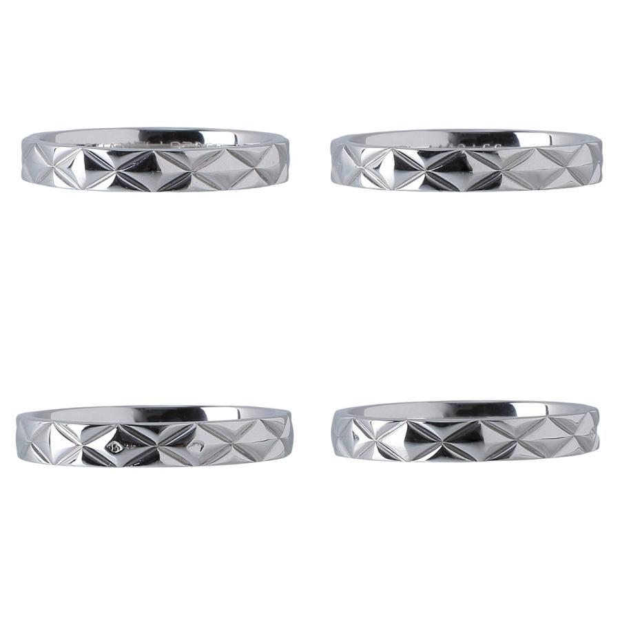 CHANEL（シャネル） マトラッセ リング ミディアム #55 幅3.3mm PT950