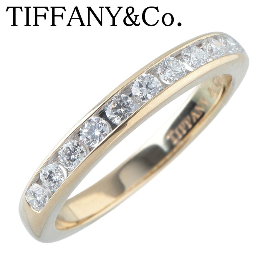✴︎B✴︎Tiffany & Co. チャネルセッティング エタニティリング TIFFANY&Co. ティファニー チャネル セッティング ハーフ エタニティ