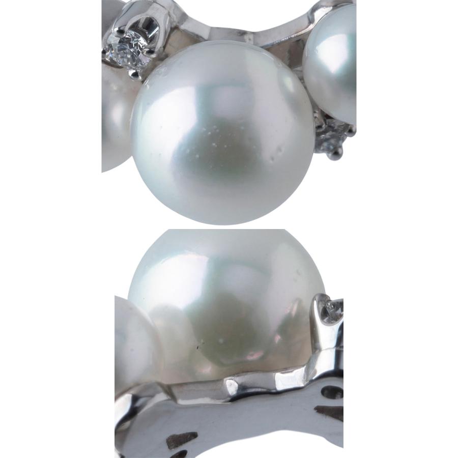 MIKIMOTO（ミキモト） パール ダイヤ リング 現行モデル アコヤパール