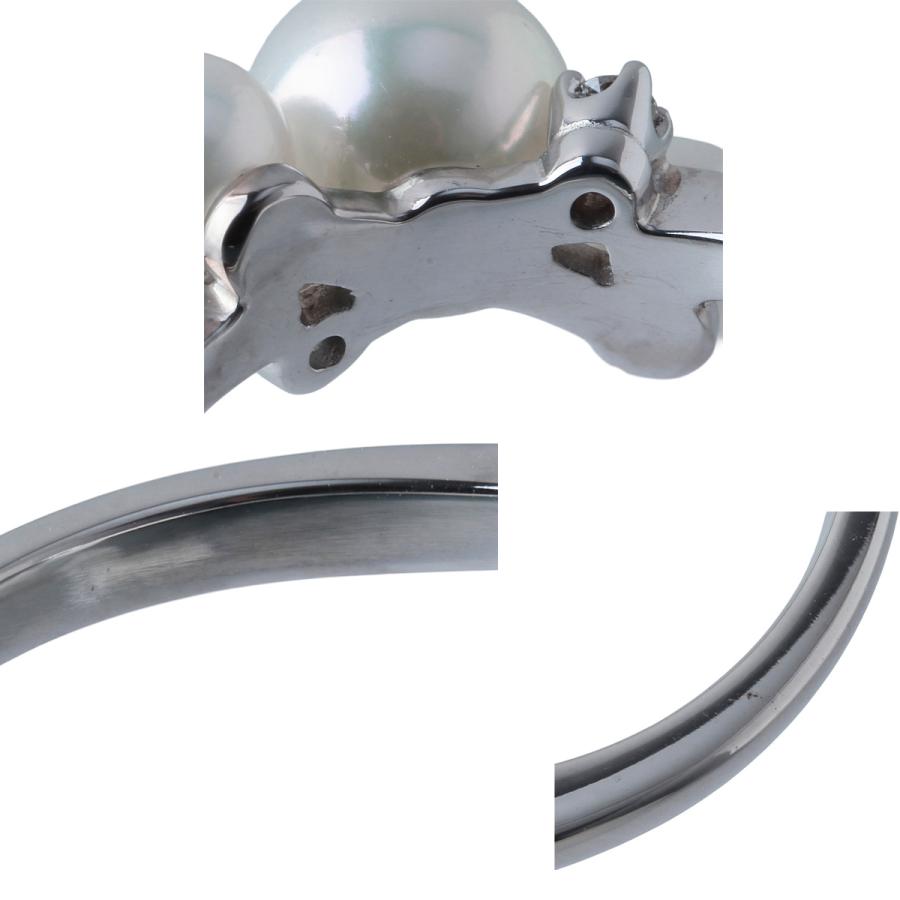 MIKIMOTO（ミキモト） パール ダイヤ リング 現行モデル アコヤパール