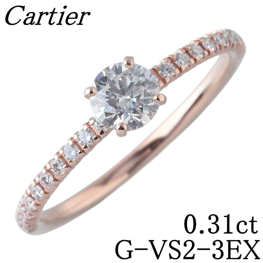 Cartier（カルティエ） エタンセル ソリテール リング ダイヤ0.31ct G
