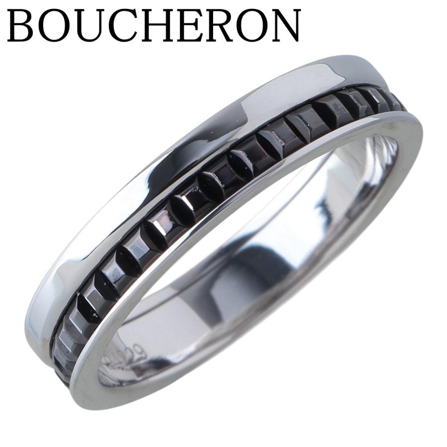 Boucheron キャトル ハーフ ブラック リング　指輪 BOUCHERON（ブシュロン） キャトル ブラック リング ハーフ 現行モデル