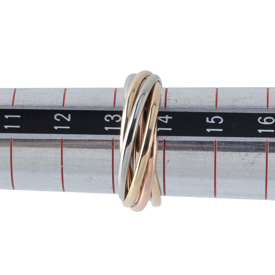 Cartier（カルティエ） トリニティ リング 7連 13.5号 750PG/WG/YG