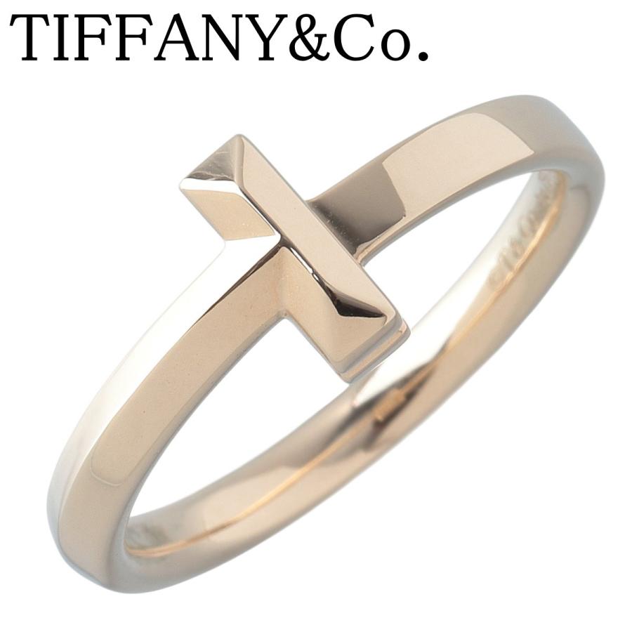 TIFFANY&Co.（ティファニー） Tワン ナロー リング 約11.5号 Au750YG