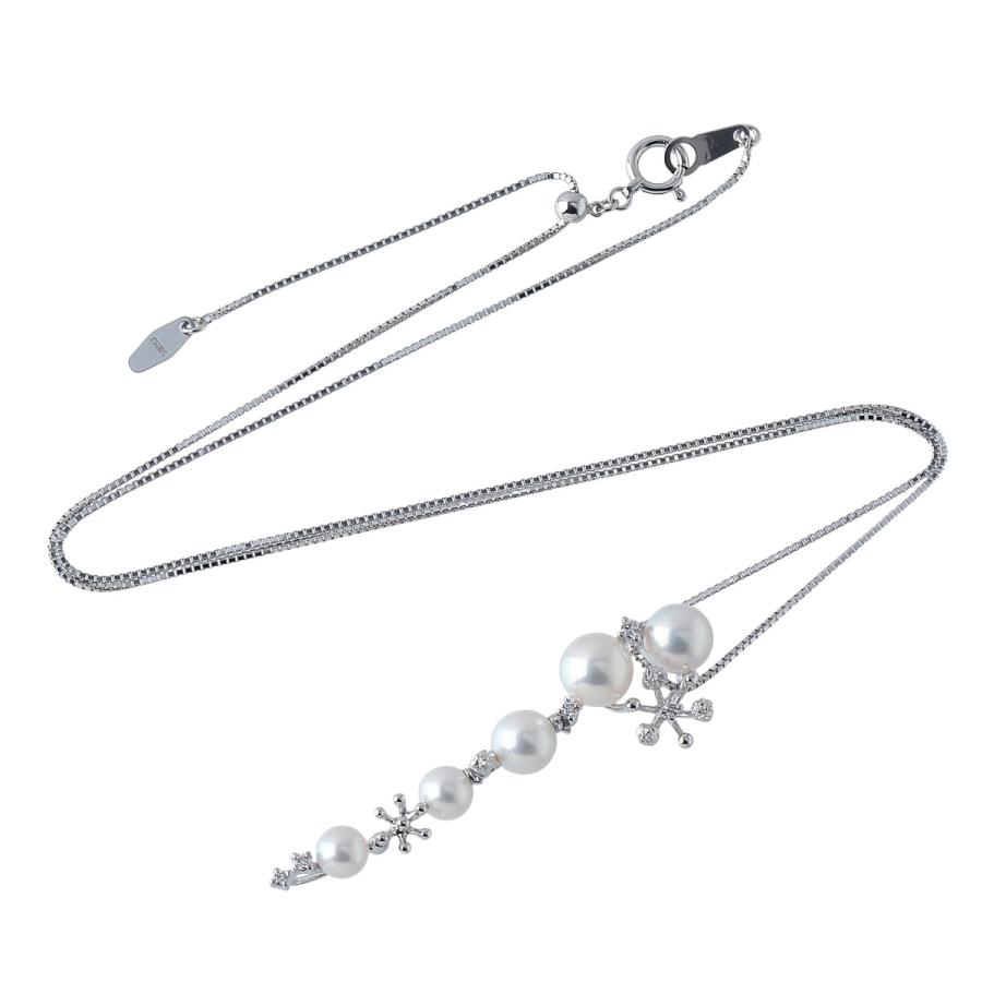 TASAKI（タサキ） パール ダイヤ ネックレス アコヤパール4.9mm〜7.0mm