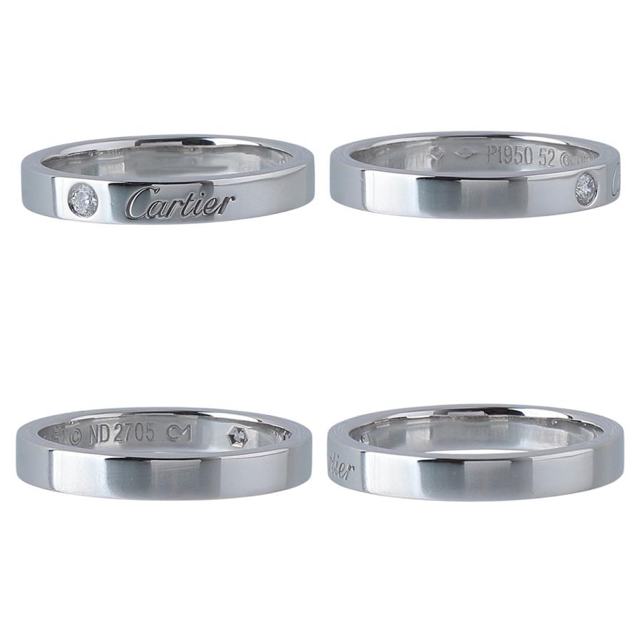 Cartier（カルティエ） ダイヤ リング エングレーブド Cドゥカルティエ