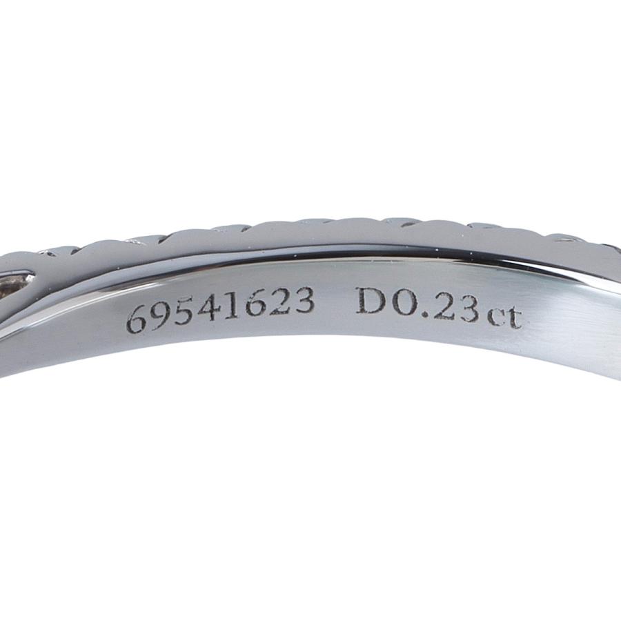 ティファニー ノヴォ ソリティア リング ダイヤ0.23ct F-VVS1 スクエア 