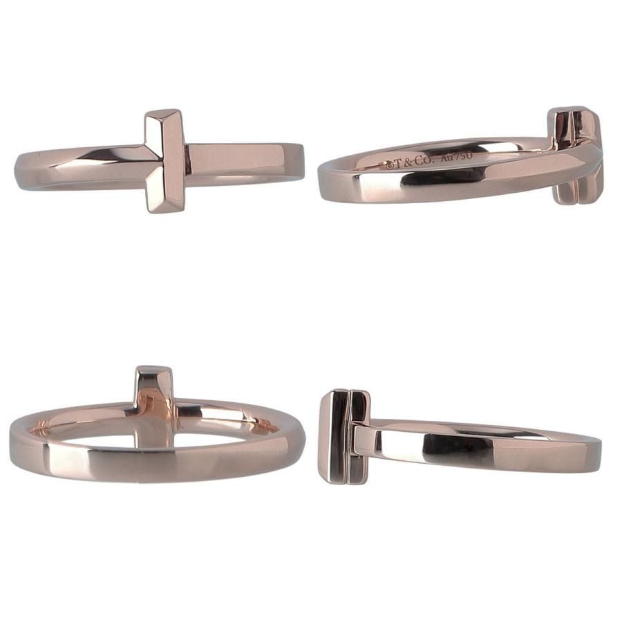 TIFFANY&Co.（ティファニー） Tワン ナロー リング 約13号 Au750PG