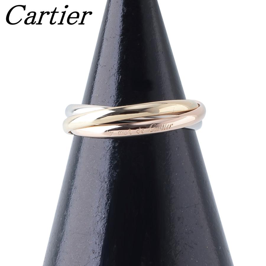 く*ら様 cartier カルティエ トリニティリング k18 52(12号)ヴ Cartier - Cartier トリニティリング 52 12号 K18の通販 by kana's