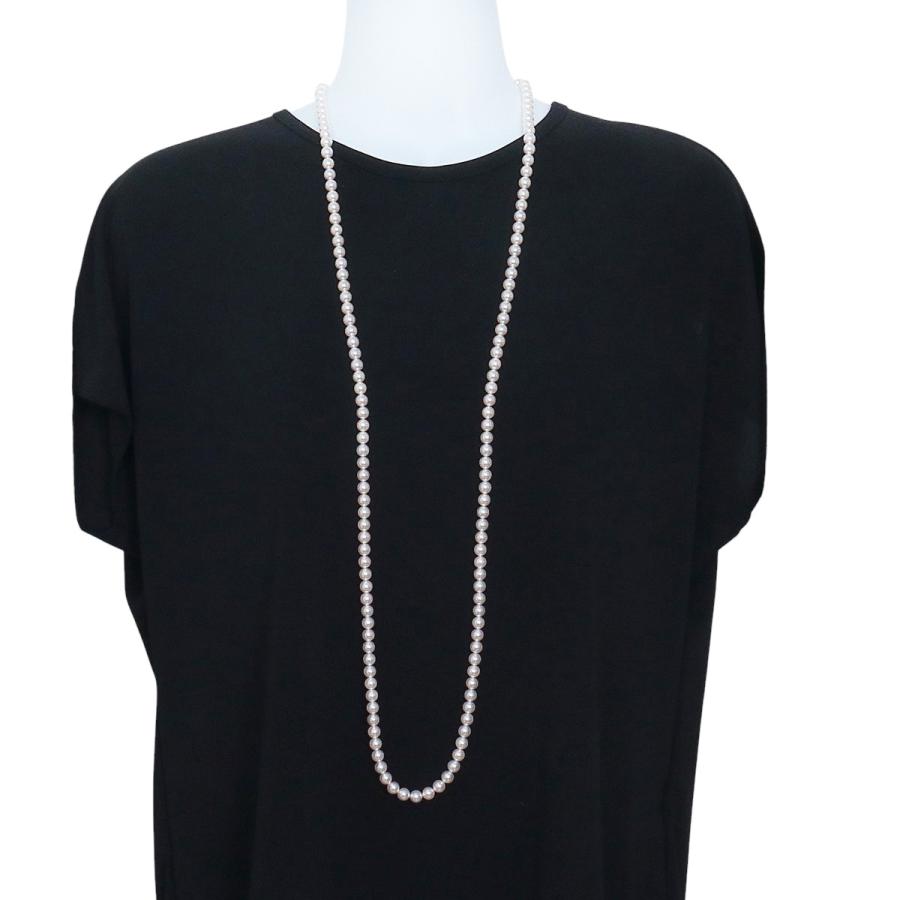 MIKIMOTO（ミキモト） パール ネックレス インフィニティ ロング
