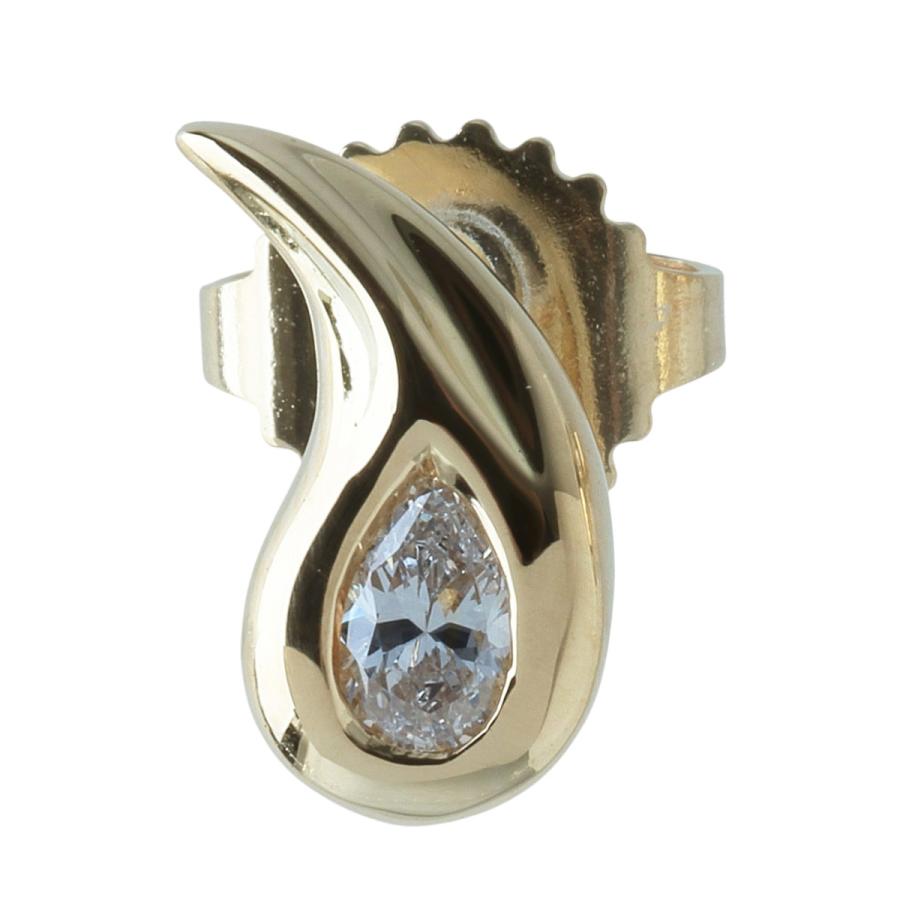 TIFFANY&Co.（ティファニー） ダイヤ ピアス ペアシェイプ 750YG 新品
