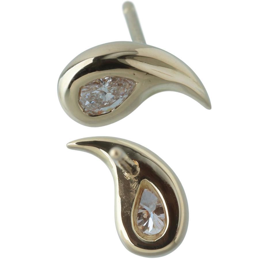TIFFANY&Co.（ティファニー） ダイヤ ピアス ペアシェイプ 750YG 新品