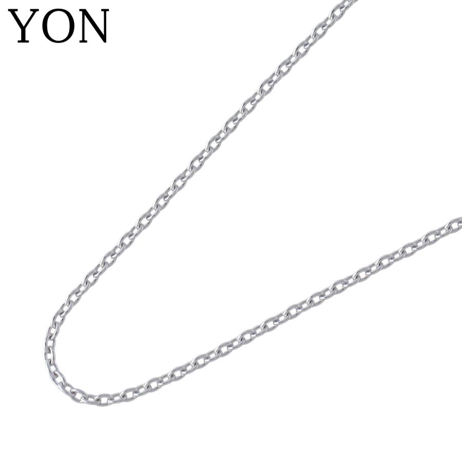 YON（ヨン） インフィニティ チェーン ネックレス 40.5cm K10WG 新品