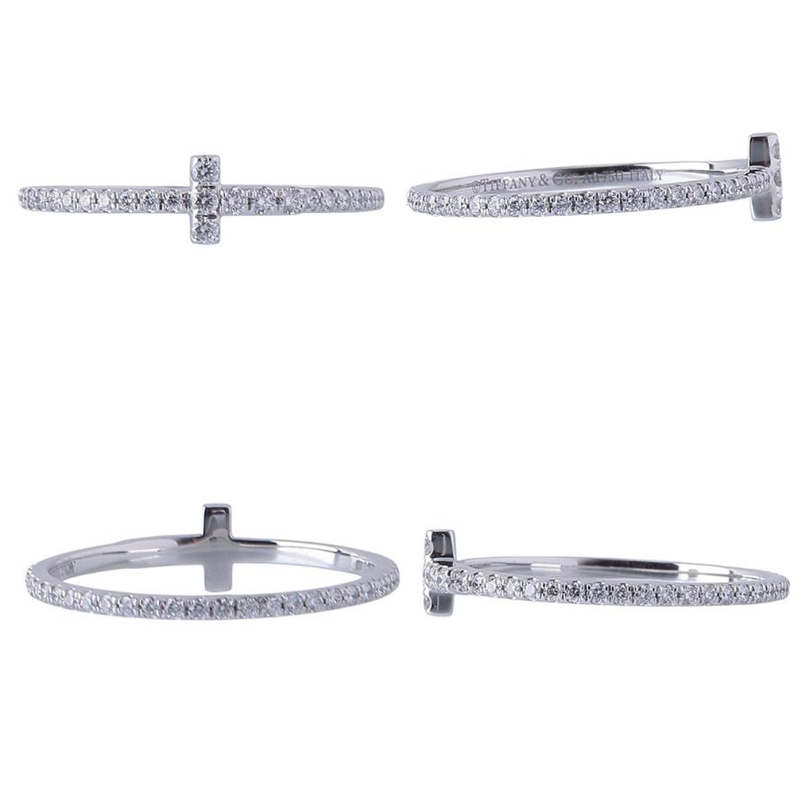 ティファニー リング ダイヤ Tワイヤー 12号 K18WG TIFFANY&Co.（ティファニー） Tワイヤー ダイヤ リング フルエタニティ