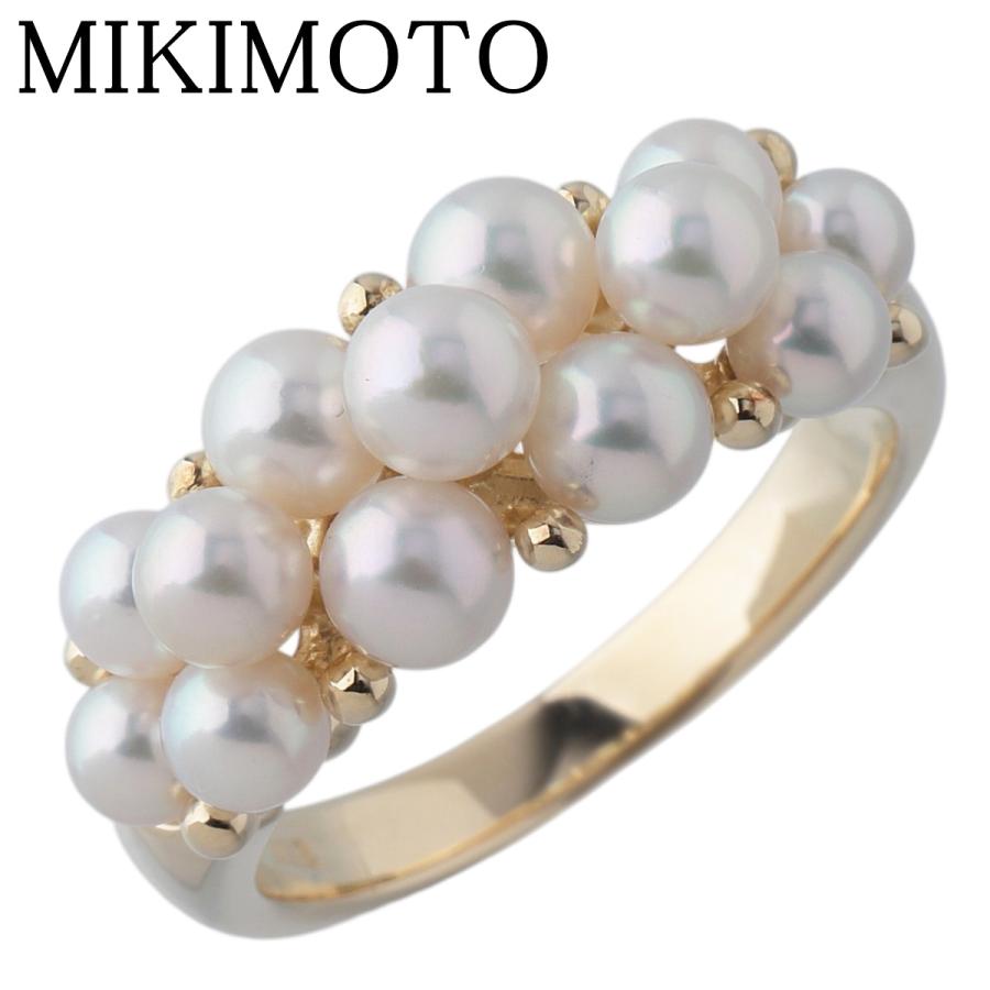 MIKIMOTO（ミキモト） ベビーパール リング アコヤ真珠 3.4mm〜4.1mm