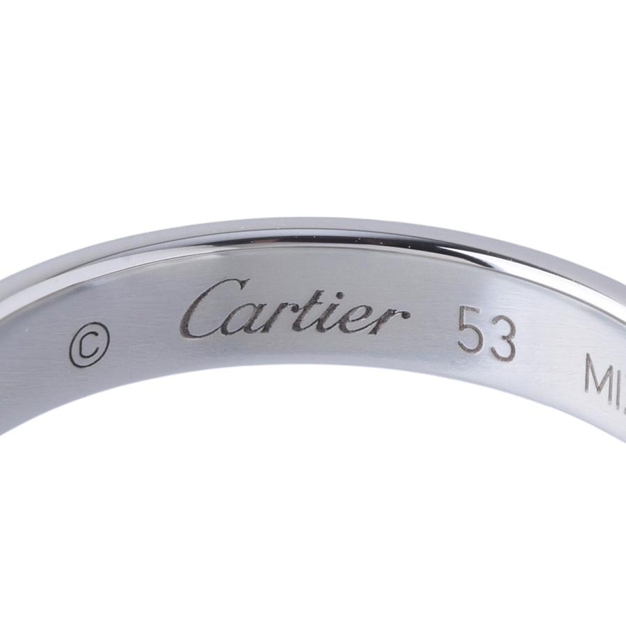 Cartier（カルティエ） 1895 ウェディング リング #53 幅3.4mm Pt950
