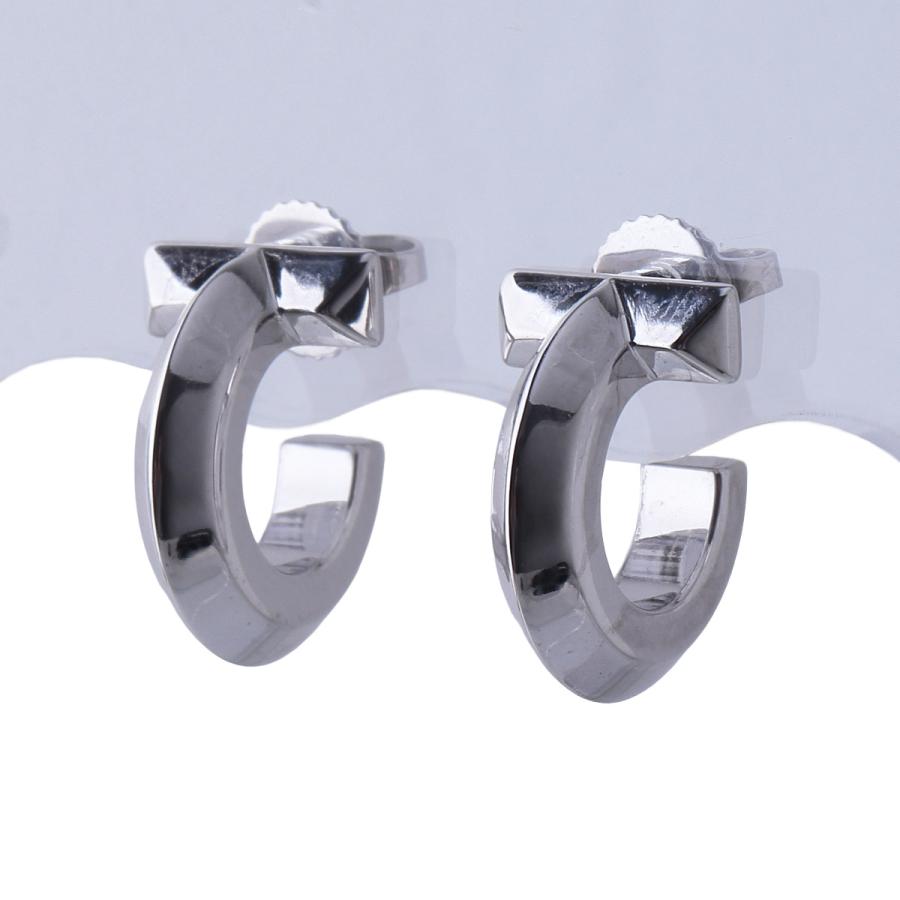 TIFFANY&Co.（ティファニー） Tワン ピアス フープ Au750WG 箱 新品