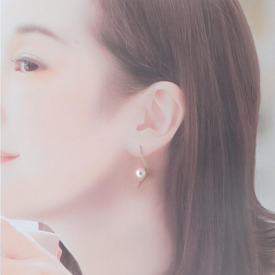 TASAKI（タサキ） パール ピアス ア ファイン バランス 7.7mm 750YG E