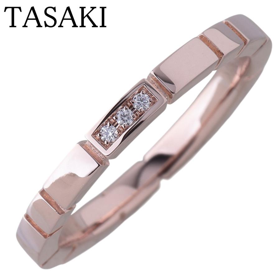c*e様 タサキ　プラチナリング　8号 TASAKI（タサキ） ダイヤ リング ピアノ 現行モデル 3PD 8号 750SG RD