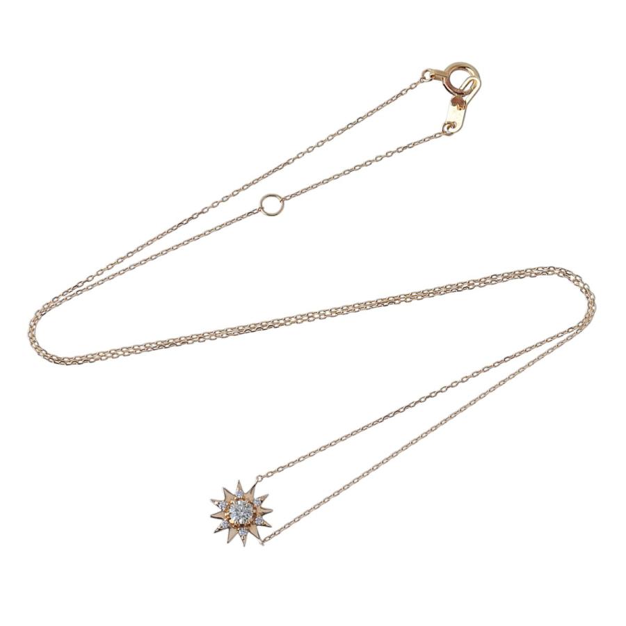 STAR JEWELRY（スタージュエリー） ダイヤ ネックレス サンバースト