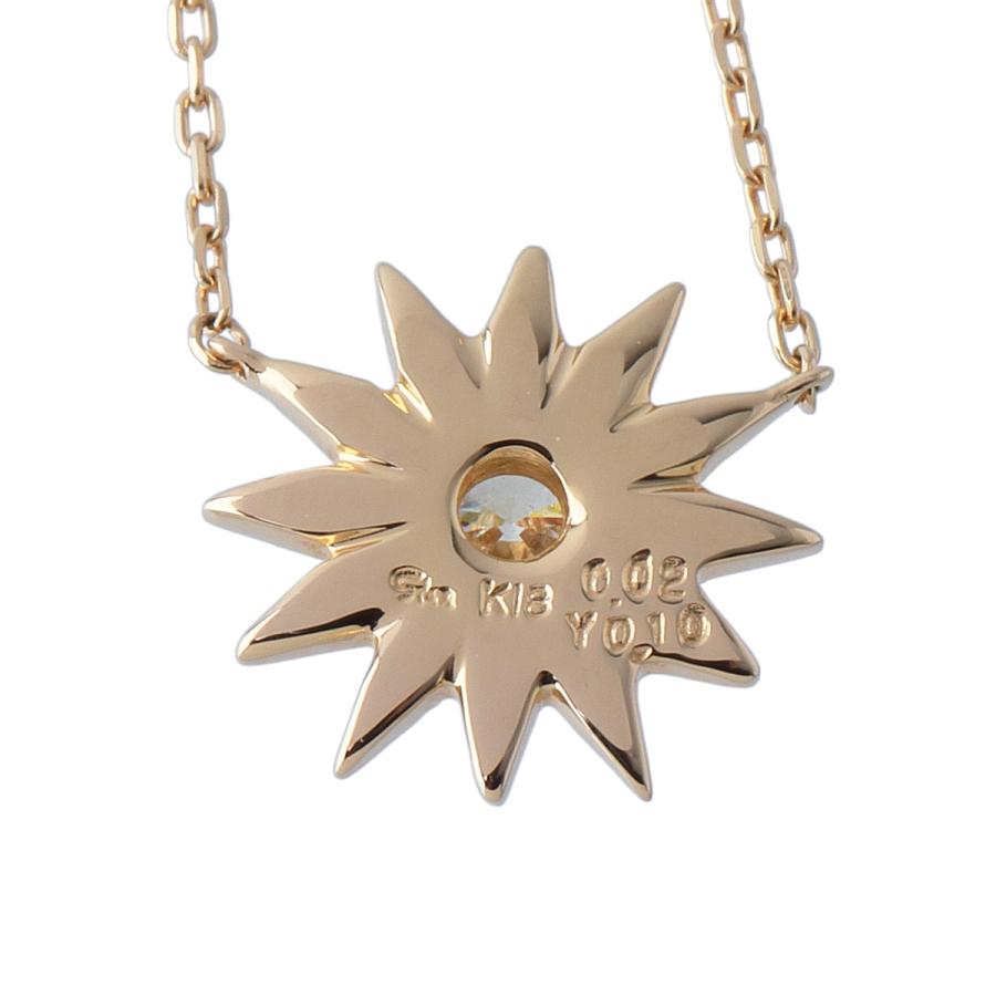 STAR JEWELRY（スタージュエリー） ダイヤ ネックレス サンバースト