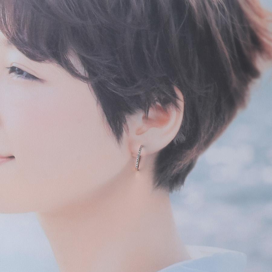 TASAKI（タサキ） ダイヤ ピアス フープ 0.17ct 750PG 片方のみ 新品