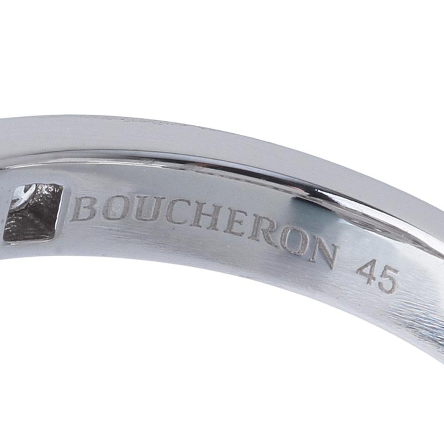 ブシュロン ピヴォワンヌ ダイヤ リング ソリテール #45 Au750WG 箱 新品仕上げ済 BOUCHERON【25585】_5