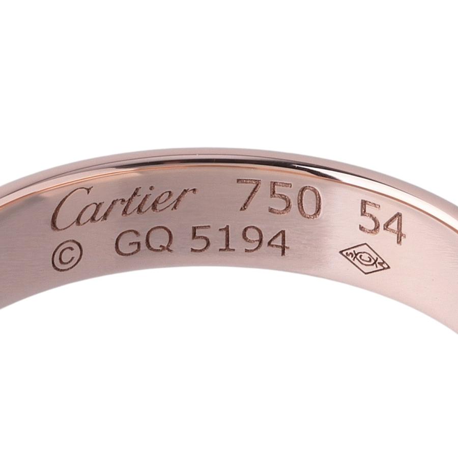 Cartier（カルティエ） 1895 ウェディング リング #54 幅3.9mm 750PG
