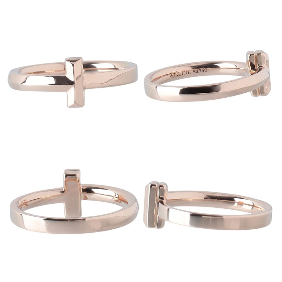TIFFANY&Co.（ティファニー） Tワン ナロー リング 約11号 Au750PG