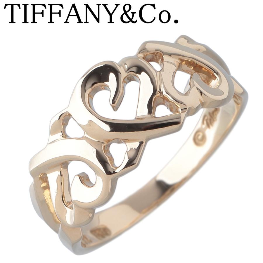 TIFFANY&Co.（ティファニー） ラビング トリプルハート リング 15号