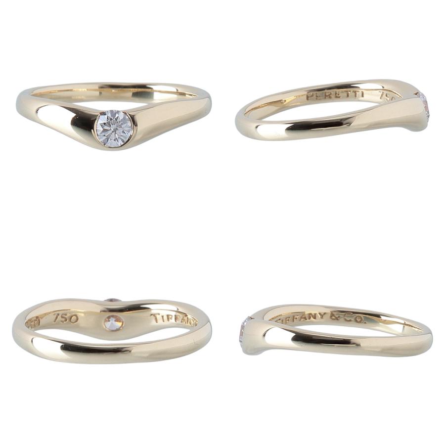 TIFFANY&Co.（ティファニー） ダイヤ リング カーブド 1PD 14号強