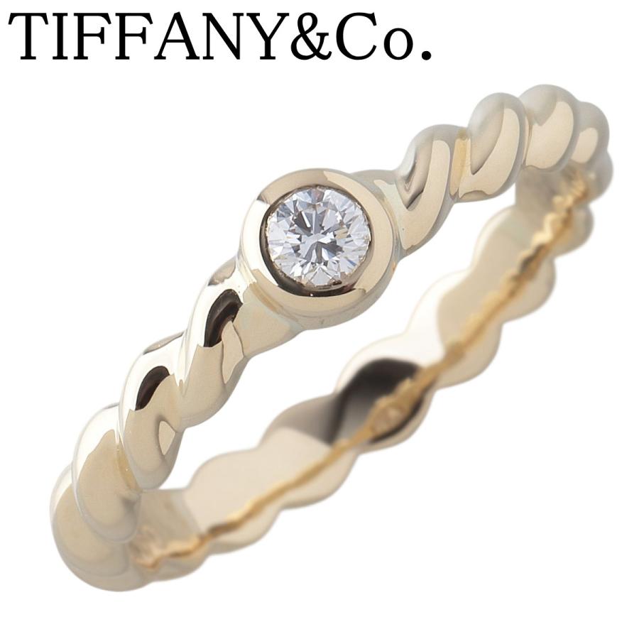 TIFFANY&Co.（ティファニー） ダイヤ ツイスト リング 13号 750YG 新品