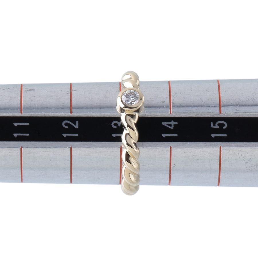 TIFFANY&Co.（ティファニー） ダイヤ ツイスト リング 13号 750YG 新品