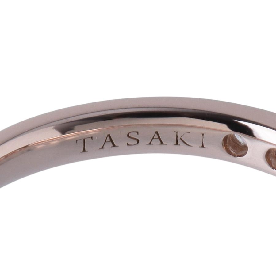 美品 タサキ 田崎真珠 K18 スペサルティンガーネット0.92 リング 指輪 TASAKI（タサキ） ダイヤ リング スペランザ ハーフエタニティ23 現行