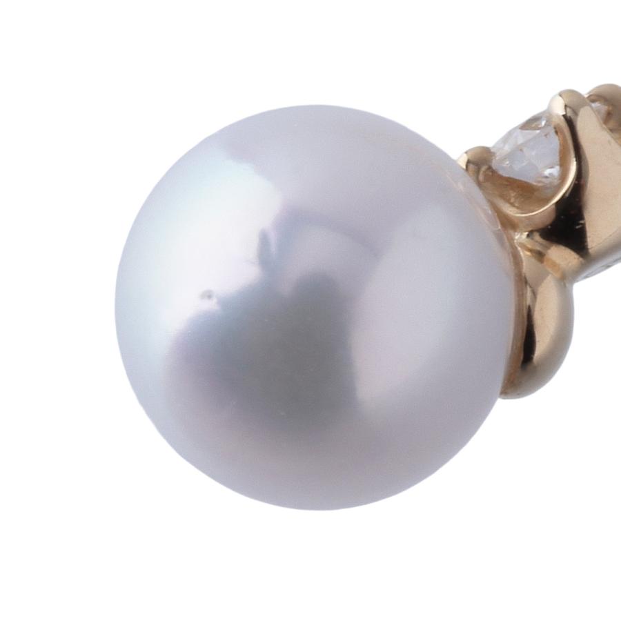 MIKIMOTO（ミキモト） ダイヤ パール ネックレス アコヤパール5.4mm