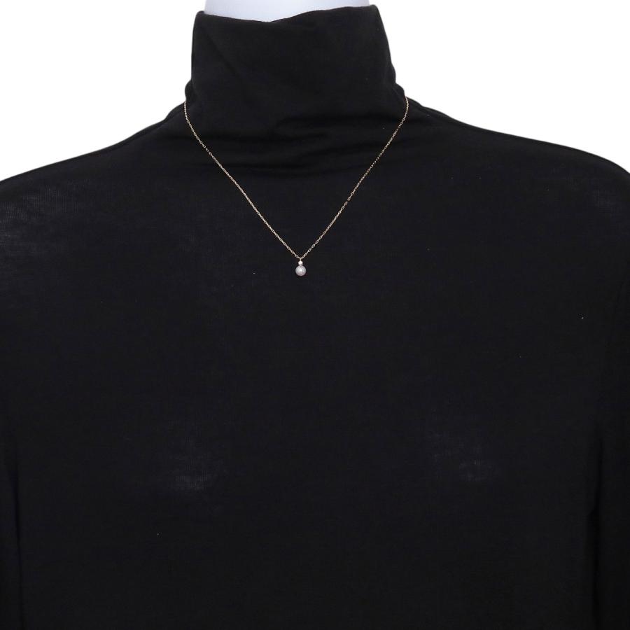 MIKIMOTO（ミキモト） ダイヤ パール ネックレス アコヤパール5.4mm