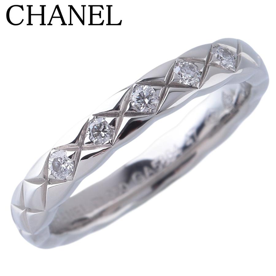 CHANEL（シャネル） ココクラッシュ ダイヤ リング #47 Pt950 5PD 幅 