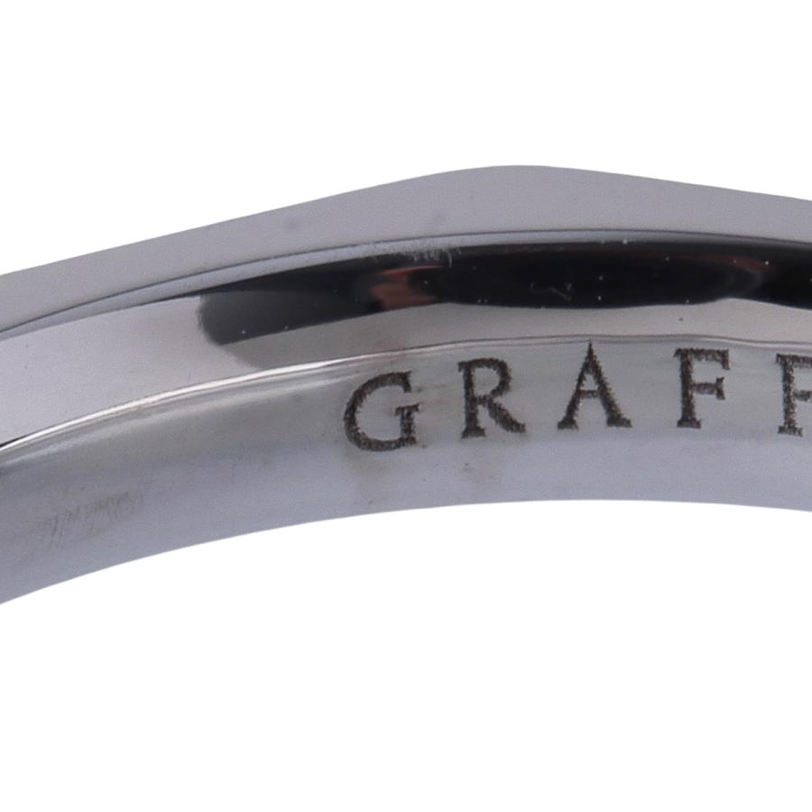 グラフ ダイヤ リング ローレンス シグネチャー ワイド ラージ 15号 幅2.9mm Au750WG 新品仕上げ済 GRAFF【25694】_7