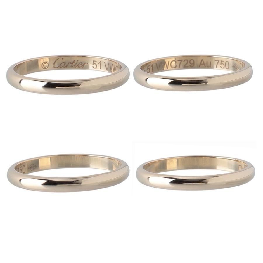 Cartier（カルティエ） 1895 ウェディング リング #51 幅2.3mm Au750YG