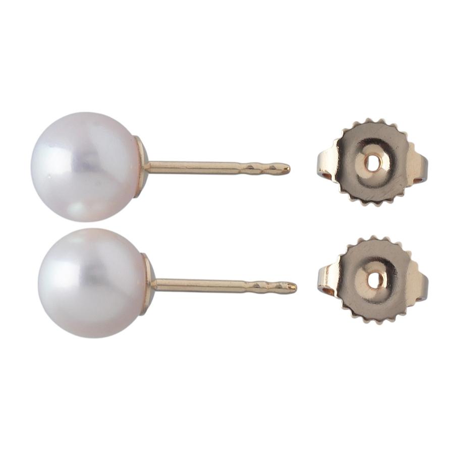 TIFFANY&Co.（ティファニー） パール ピアス 7.1mm×2 750YG 新品仕上げ
