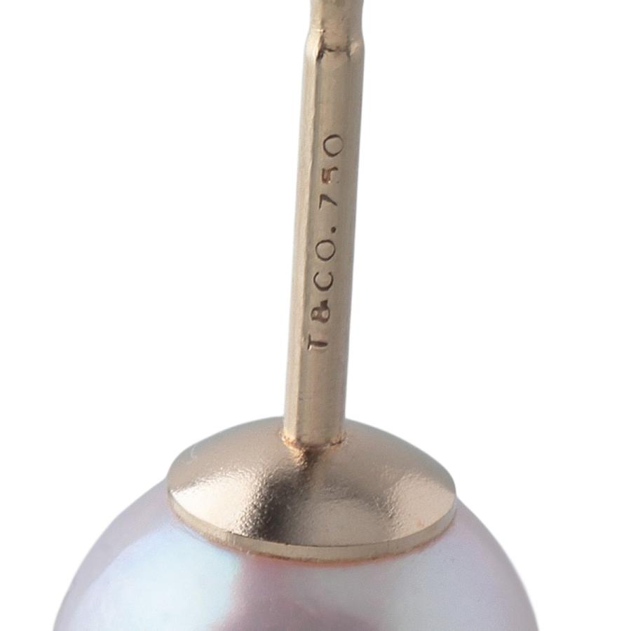 TIFFANY&Co.（ティファニー） パール ピアス 7.1mm×2 750YG 新品仕上げ