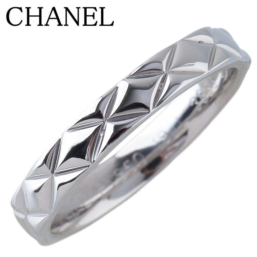 CHANEL（シャネル） マトラッセ リング ミディアム #55 幅3.4mm PT950