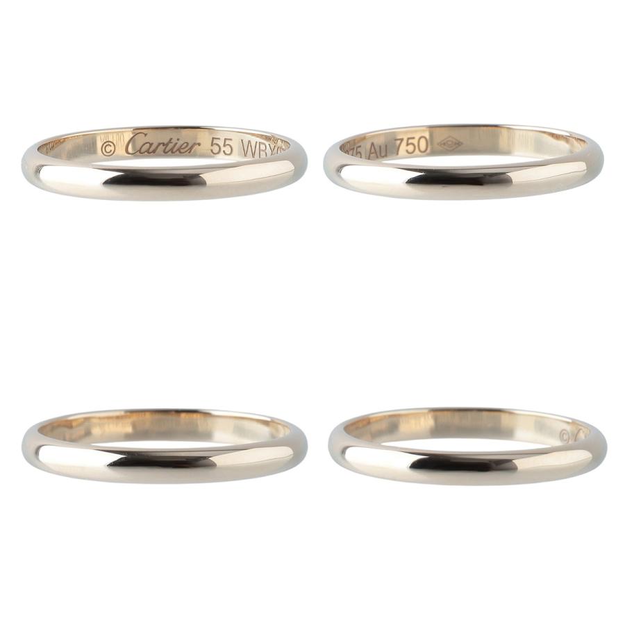 Cartier（カルティエ） 1895 ウェディング リング #55 幅2.5mm Au750YG 