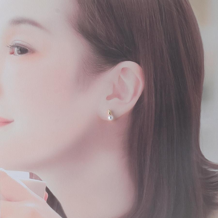 MIKIMOTO（ミキモト） パール ピアス アコヤパール5.7mm K18YG 新品