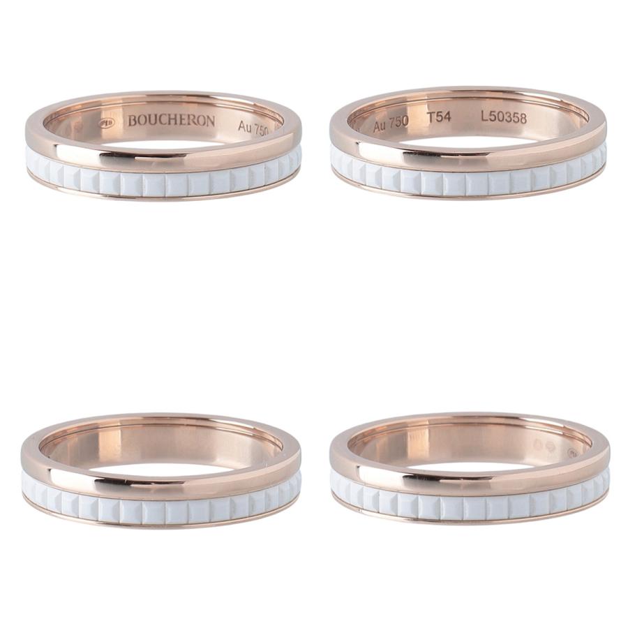 BOUCHERON（ブシュロン） キャトル ホワイト リング ハーフ 現行モデル